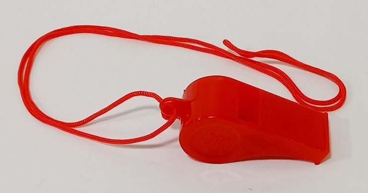 Свисток пластмасовий 4 см, 2999 Красный купити в Україні