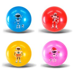 М'яч гумовий арт. RB24157 (500шт) 9", 60 грам, 4 кольори купити в Україні