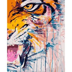 Набір для розпису по номерах Погляд тигра Strateg розміром 40х50 см (DY131) купить в Украине
