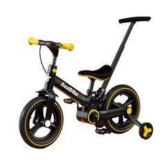 Велосипед-трансформер Best Trike BT-72033 (1) колеса PU 12’’, батьківська ручка, з’ємні педалі, ручне гальмо, допоміжні бокові колеса, в коробці купити в Україні