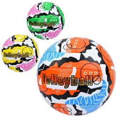 М'яч волейбольний MS 3834 (30шт) офіц.розмір, ПУ, 260-280г, 3кольори, в пакеті купить в Украине