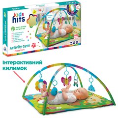 Килимок для малюків Kids Hits KH06/007 (6шт) тактильні елементи, дзеркало, яскраві стрічки, підвісні іграшки,р-р 87*87*51см, короб.70,7*33,7*8,5см купить в Украине