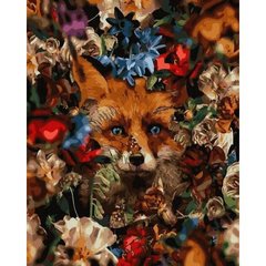 Картина по номерам "Лиса среди цветов" 40х50 см купить в Украине