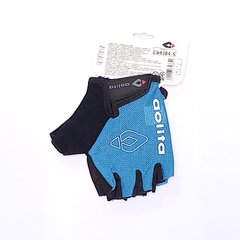 Перчатки велосипедные C 64384 S, без пальцев, размер S (14 см), в пакете (6900067643841) Синий
