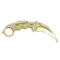 Сувенирный нож Керамбит из CS GO Gold Сувенир-декор (4820242360016) купить в Украине