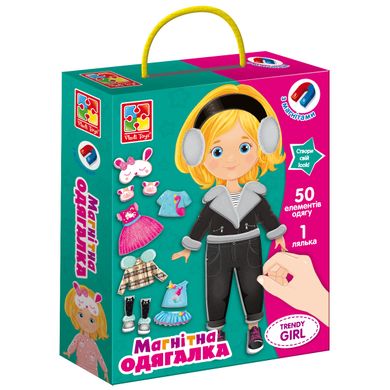 Магнитная игра-одевашка «Trendy girl» VT3702-23 Vladi Toys (4820234762798) купить в Украине