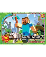 Пазлы "Minecraft" (Майнкрафт) 70 эл. MC771 G-Toys (4824687632455) купить в Украине