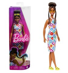 Лялька Barbie "Модниця" в сукні з візерунком у ромб купить в Украине