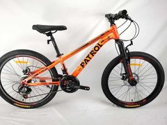Велосипед Спортивний Corso «Patrol» 24" дюйми PL-24511 (1) рама сталева 11’’, обладнання SUNRUN 21 швидкість, зібран на 75% купити в Україні
