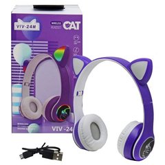Наушники беспроводные "Cat" (фиолетовый) купить в Украине
