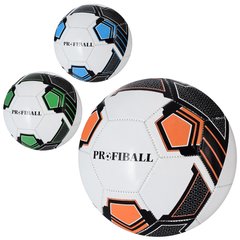 Мяч футбольный EV-3363 (30шт) размер 5, ПВХ 1,8мм, 300г, 3цвета, в кульке купить в Украине