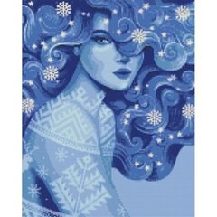 Набір з алмазною мозаїкою "Холодна краса" 40х50см купити в Україні