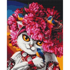 Картина за номерами "Квітуча кішка ©Маріанна Пащук" ★★★ купити в Україні
