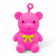 Іграшка-антистрес “Ведмедик”, піна (рожевий)