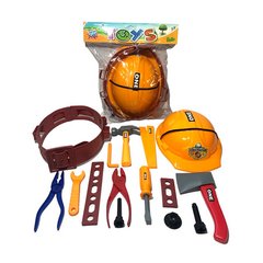 Набор инструментов 511-21 (48шт) 14 предметов,каска, в кульке, 30-27,5-6см купить в Украине