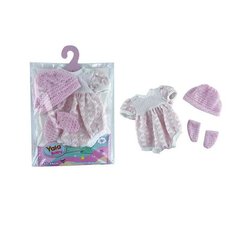 Одяг для ляльок YLC 240 H (120) сукня, шкарпетки, шапочка, в пакеті купити в Україні