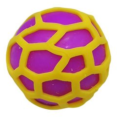 Игрушка "Мячик-антистресс", с пеной, 6 см (сиреневый)