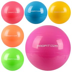 М'яч для фітнесу MS 0383 6 кольорів, кул., 75 см купити в Україні