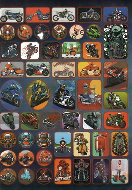 Розмальовки Moto Race + 100 наліпок RI19082006 Jumbi (9789669756879) купити в Україні