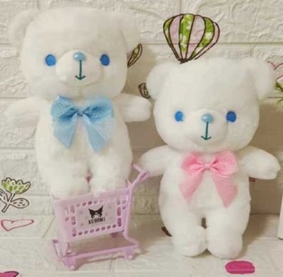 М`яка іграшка М 14029 (180) "Білий ведмедик", 2 кольори, 25см купити в Україні