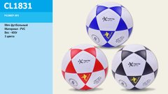 М"яч футбол CL1831 (30шт) №5, PVC, 400г, 3 кольори купити в Україні