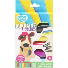 Тесто для лепки "#Ukraine Lovin" 6 цветов купить в Украине