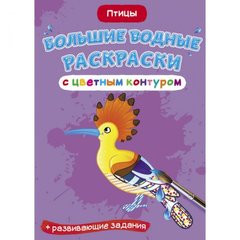 [F00025898] Книга "Большие водные раскраски с цветным контуром. Птицы" купить в Украине
