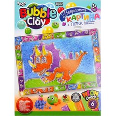 Набір для творчості "BUBBLE CLAY Вітражна картина" BBC-02U Danko Toys Динозавр Вид 1 купити в Україні