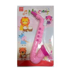 Детская игрушка Саксофон 8812, на планшетке (6980177250146) Розовый купить в Украине
