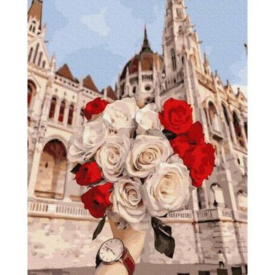 Картина за номерами "Букет троянд" 40х50 см купити в Україні