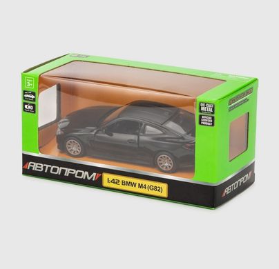 Машина метал 4371 Автопром, 1:42 BMW M4, в коробці (4897071927536) Чёрный купити в Україні