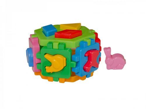 Іграшка куб "Розумний малюк Гексагон 1 ТехноК" (сортер) купити в Україні
