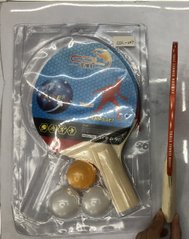 Теннис настольный TT2106 (30 шт)2 ракетки,3 мячика в слюде купить в Украине