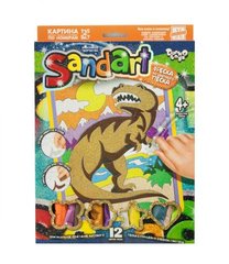 Фреска из цветного песка "Sandart" Тираннозавр SA-01-08 купить в Украине