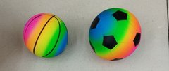 М'яч гумовий арт. RB22351 (500шт) розмір 10 см, 35 грам, MIX, пакет купити в Україні