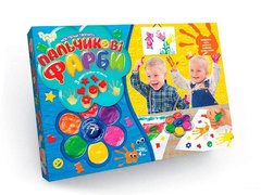 Пальчиковые краски "Моё первое творчество" 7 цветов PK-01-02 Danko Toys (4820186073225) купить в Украине