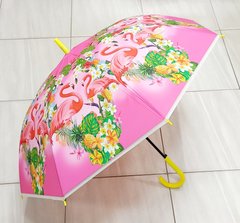 Зонтик детский MK 3874-2 Фламинго, клеенка Жёлтый купить в Украине