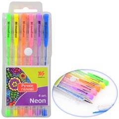 Ручка гелевая "Neon" 6 цв./PVC купить в Украине