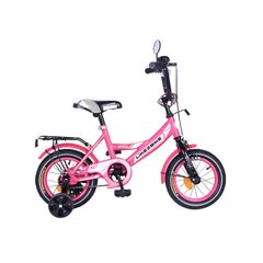 Велосипед дитячий 2-х коліс.12"" 211205(1 шт)Like2bike Sky, рожевий, рама сталь, з дзвінком, руч.гальмо, зборка 75% купити в Україні