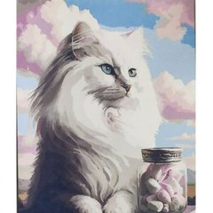 Картина по номерам "Пушистый котик" 40х50 см купить в Украине