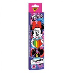 Карандаши цветные YES 6 цв. "Minnie Mouse" купить в Украине