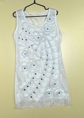 Платье белое гипюр 01933 6л/116/32 купить в Украине
