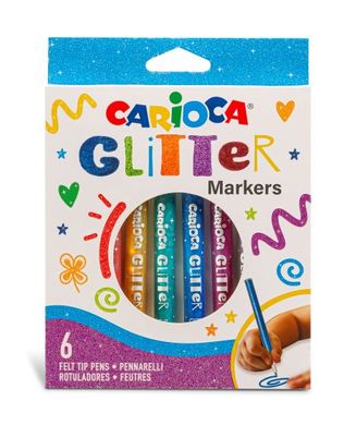 Фломастери 42190 Glitter Markers, 6 шт. купити в Україні