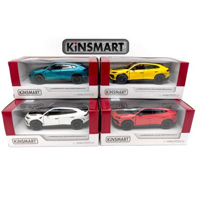 Машинка металева "Lamborghini Urus" KT5447W KINSMART, у коробці (6900003544775) МИКС купити в Україні