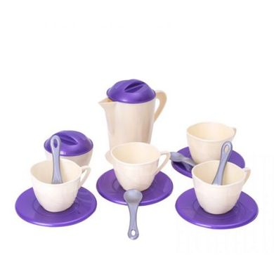 Набір пластикового посуду "Чапіння" (фіолетовий) купити в Україні