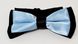 Двоколірна краватка-метелик Butterfly 2Btn Светло-голубой купити в Україні