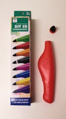 Ручка 3D LM555-1Z 120шт8 цветов микс, 1 цвет, в коробке купити в Україні