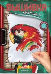 Вишивка хрестиком на канві "Cross Stitch: Папуга" купити в Україні