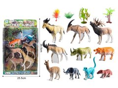 Набір тварин 0588-84 (96/2) “Дика природа”, 10 фігурок, аксесуари, в коробці купить в Украине