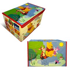 Кошик-скринька для іграшок арт. D-3522 (24шт) Winnie the Pooh, пакет. 38*25*25см купити в Україні